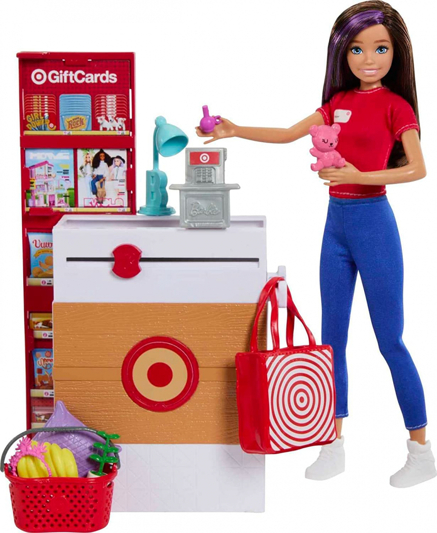 Barbie Skipper first job Target worker doll