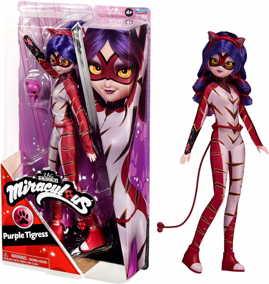 Miraculous Ladybug Purple Tigress Juleka doll