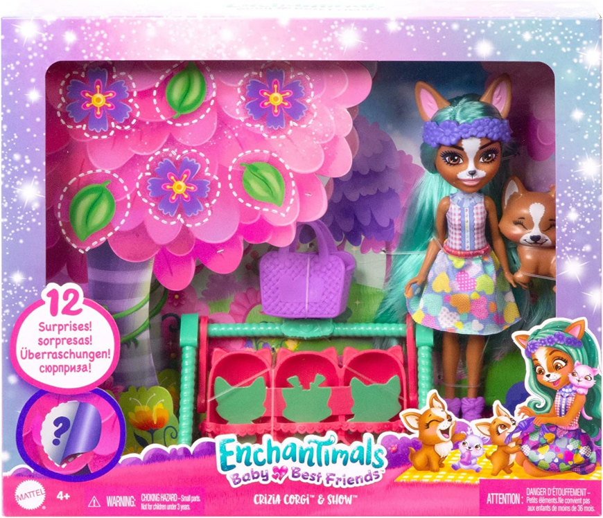 Enchantimals Baby Best Friends Crizia Corgi and Show