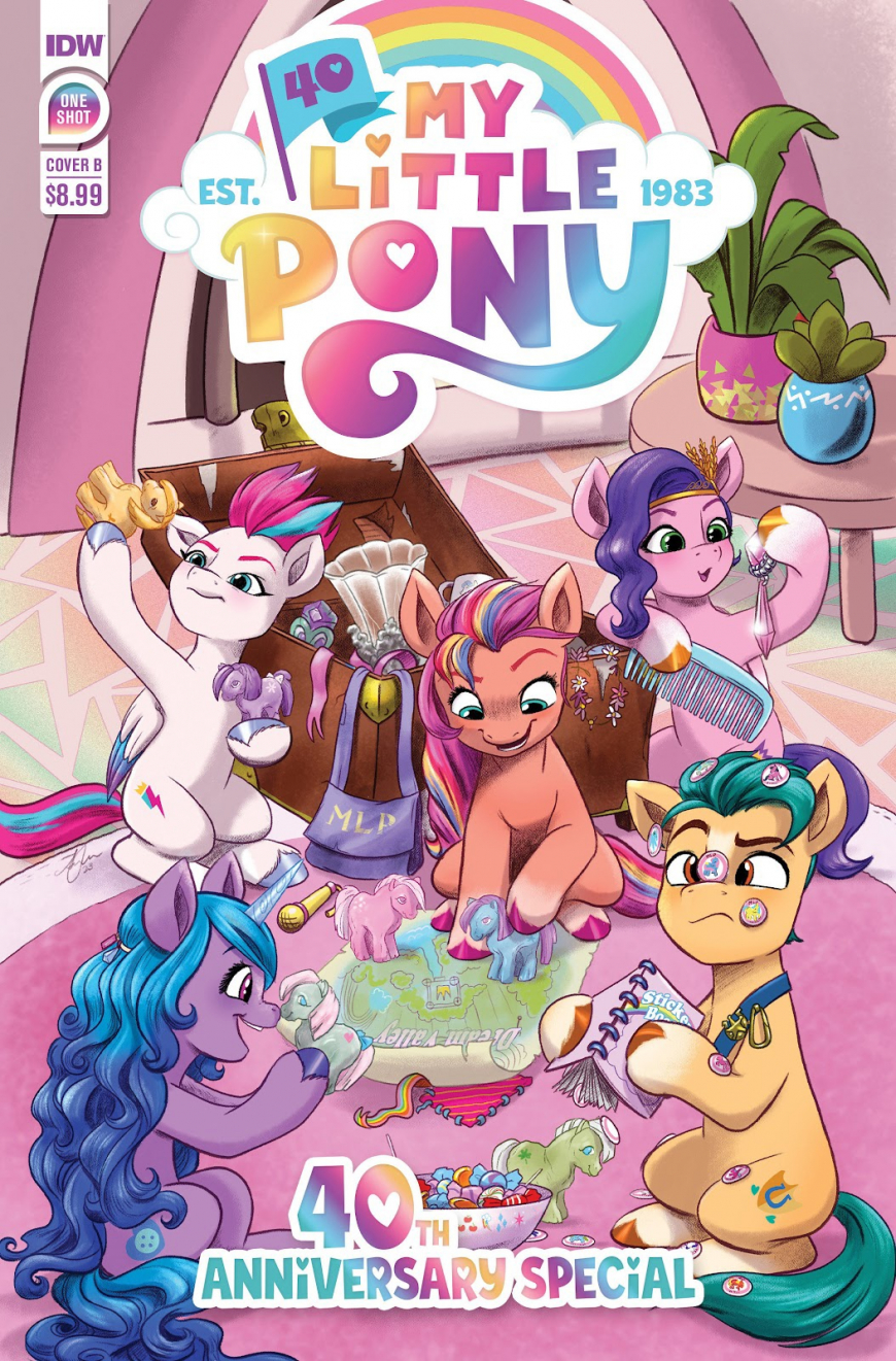 My Little Pony: 40th Anniversary Celebration-The Deluxe Edition comic book