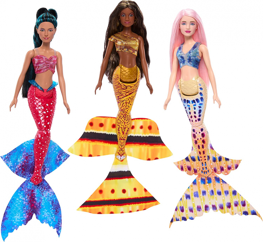 BARBIE PRINCESSE TRANSFORMATION SIRENE - MATTEL