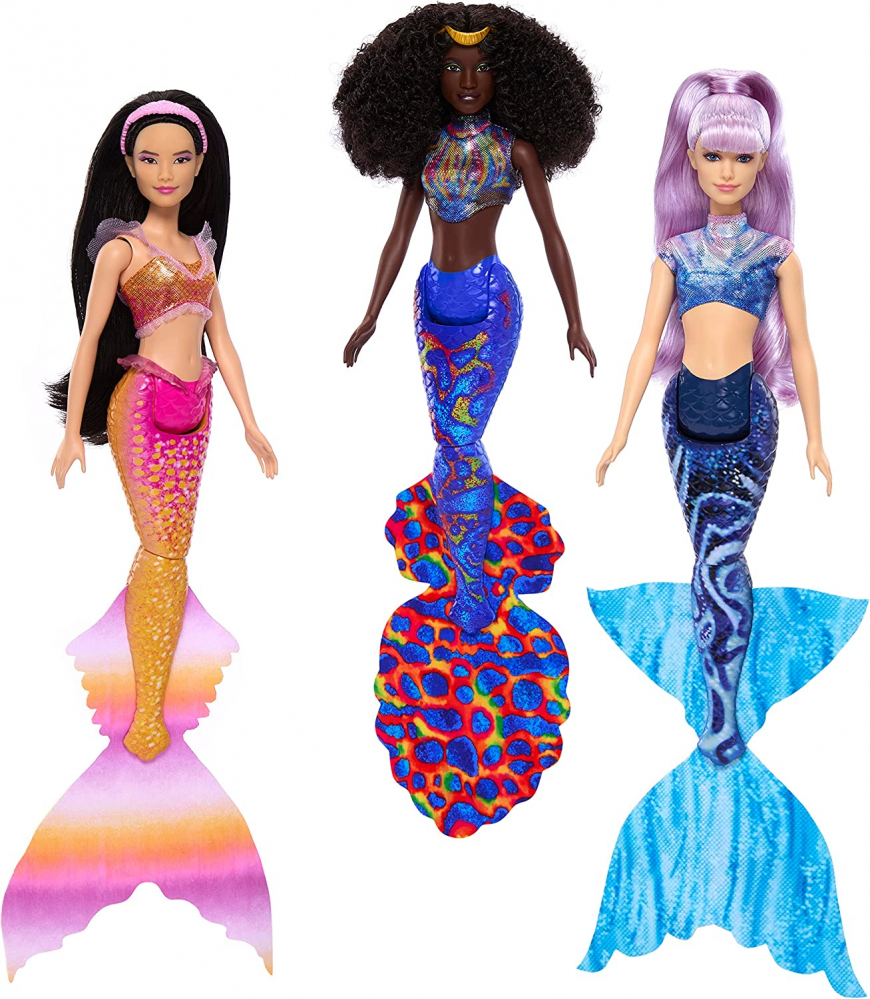 The Little Mermaid movie Ultimate Ariels Sisters 7 Pack dolls Mattel