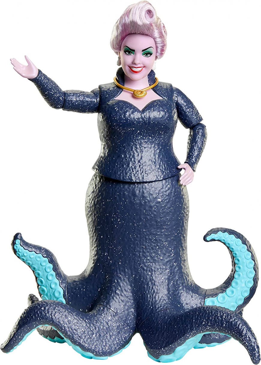 Little Mermaid Ariel, Ursula and King Triton 3 pack doll set