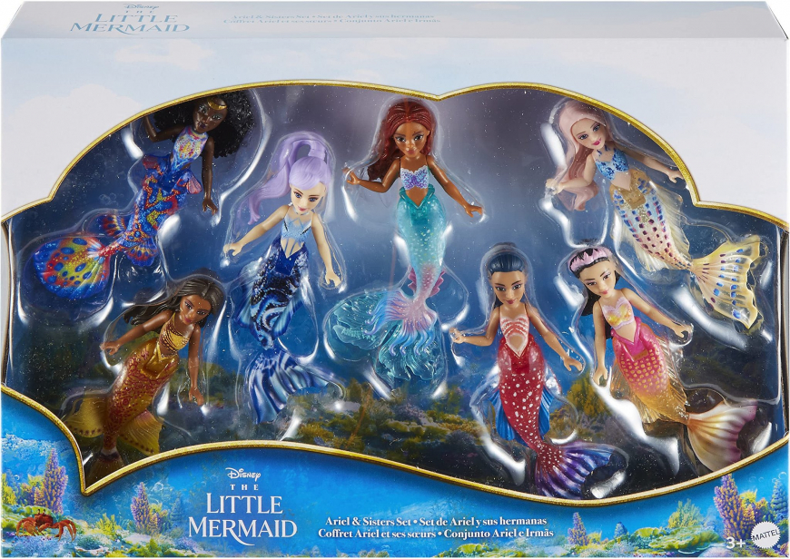 Ariel and sisters set of figurines