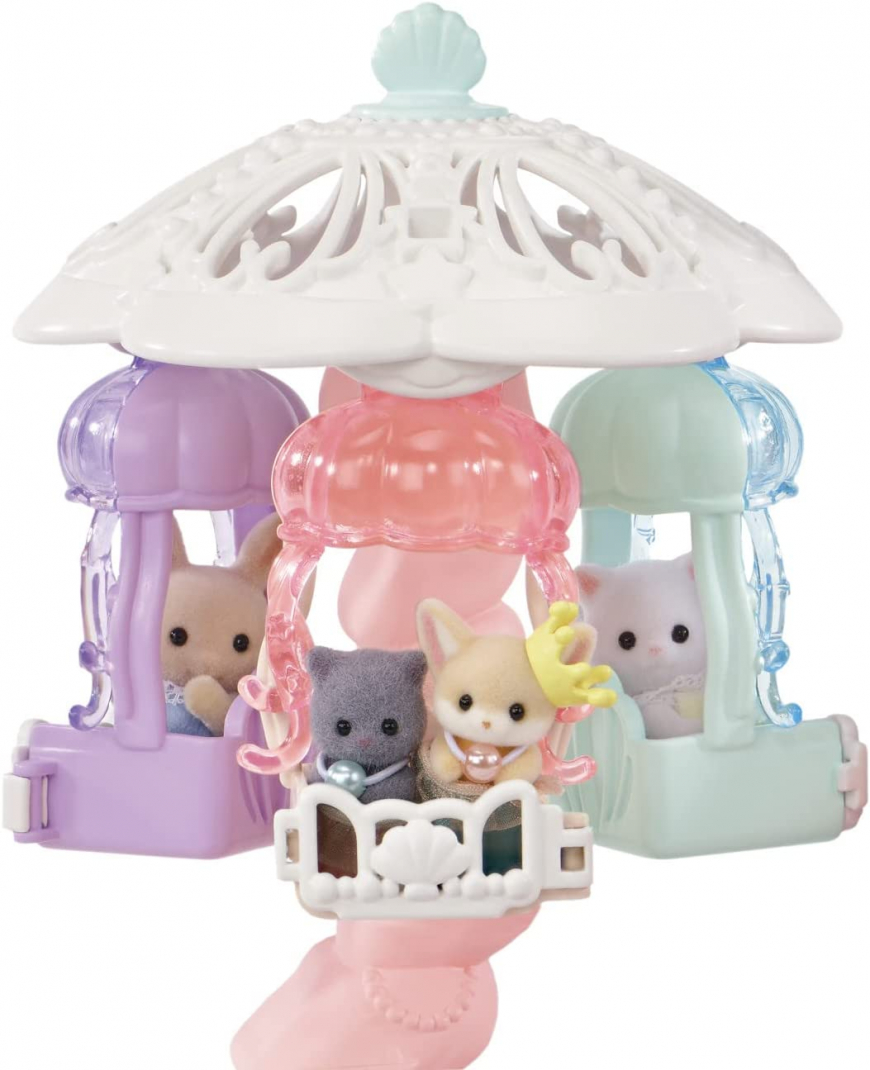 Culla Per Bebè Sylvanian Families - Calico Critters Merry Baby, Scala 1:12, Prodotto USA