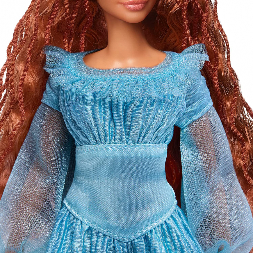 Mattel Ariel on land doll in Blue dress