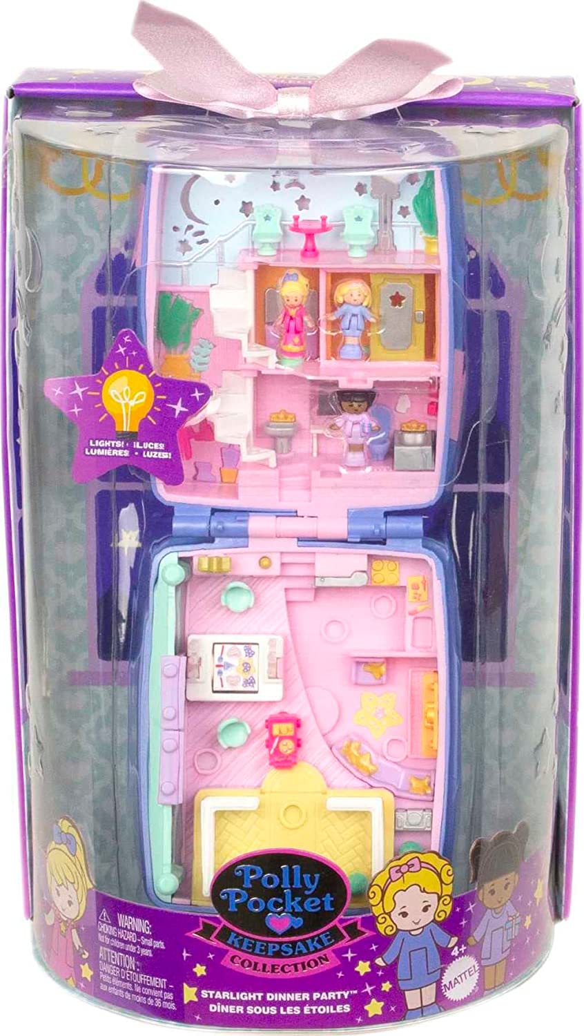 Polly Pocket Keepsake Collection Starlight Dinner Party Compact 2023