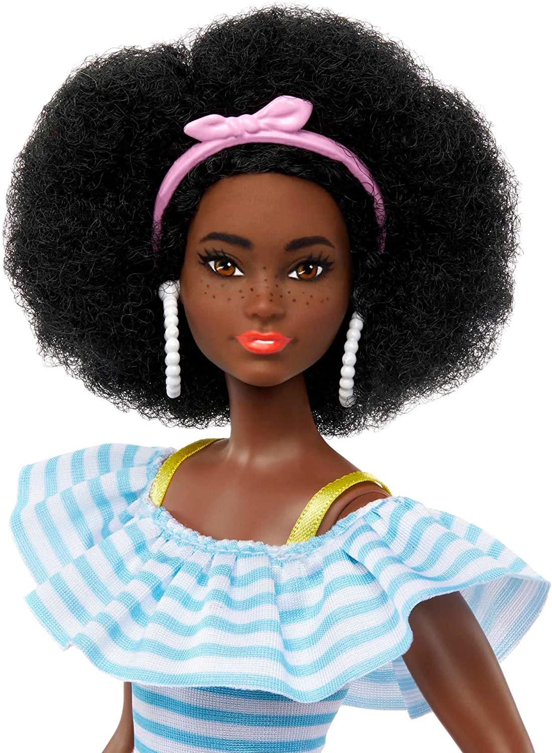Black barbie with afro cheap