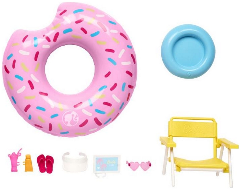 Barbie Furniture and Accessories Beach Set 2023