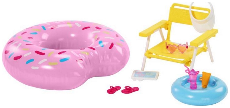Barbie Furniture and Accessories Beach Set 2023
