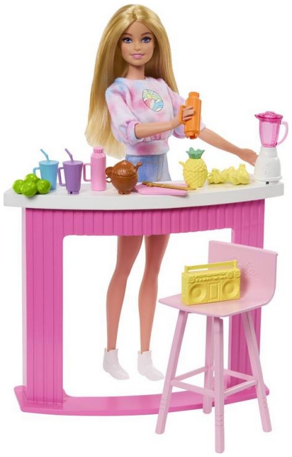 Barbie Furniture and Accessories Beach fruit bar Set 2023