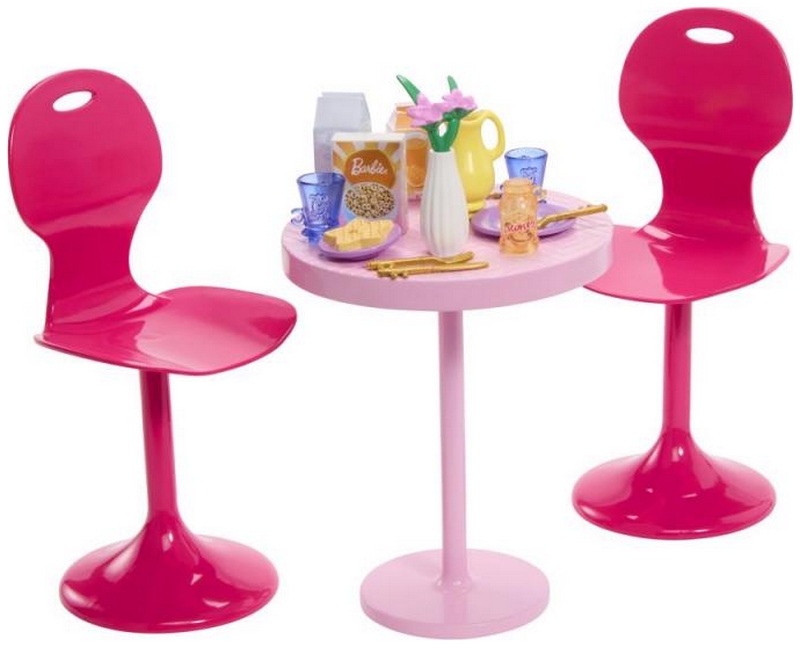 Barbie Furniture and Accessories Cafe Set 2023