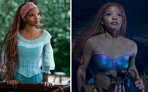 The Little Mermaid movie 2023 pictures, posters, official art: Ariel Halle Bailey, Ursula Melissa McCarthy, Prince Eric Jonah Hauer-King and more