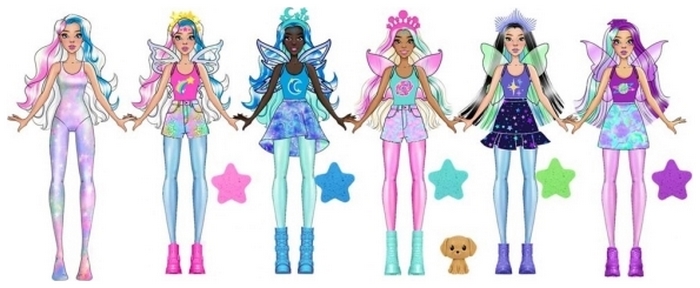 NEW & OPEN! MATTEL 2023 BARBIE COLOR REVEAL DOLL, RAINBOW GALAXY