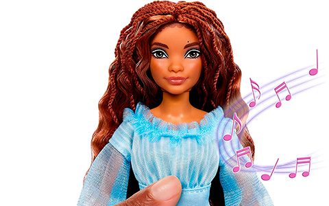Disney The Little Mermaid movie 2023 Sing and Discover Ariel on land doll
