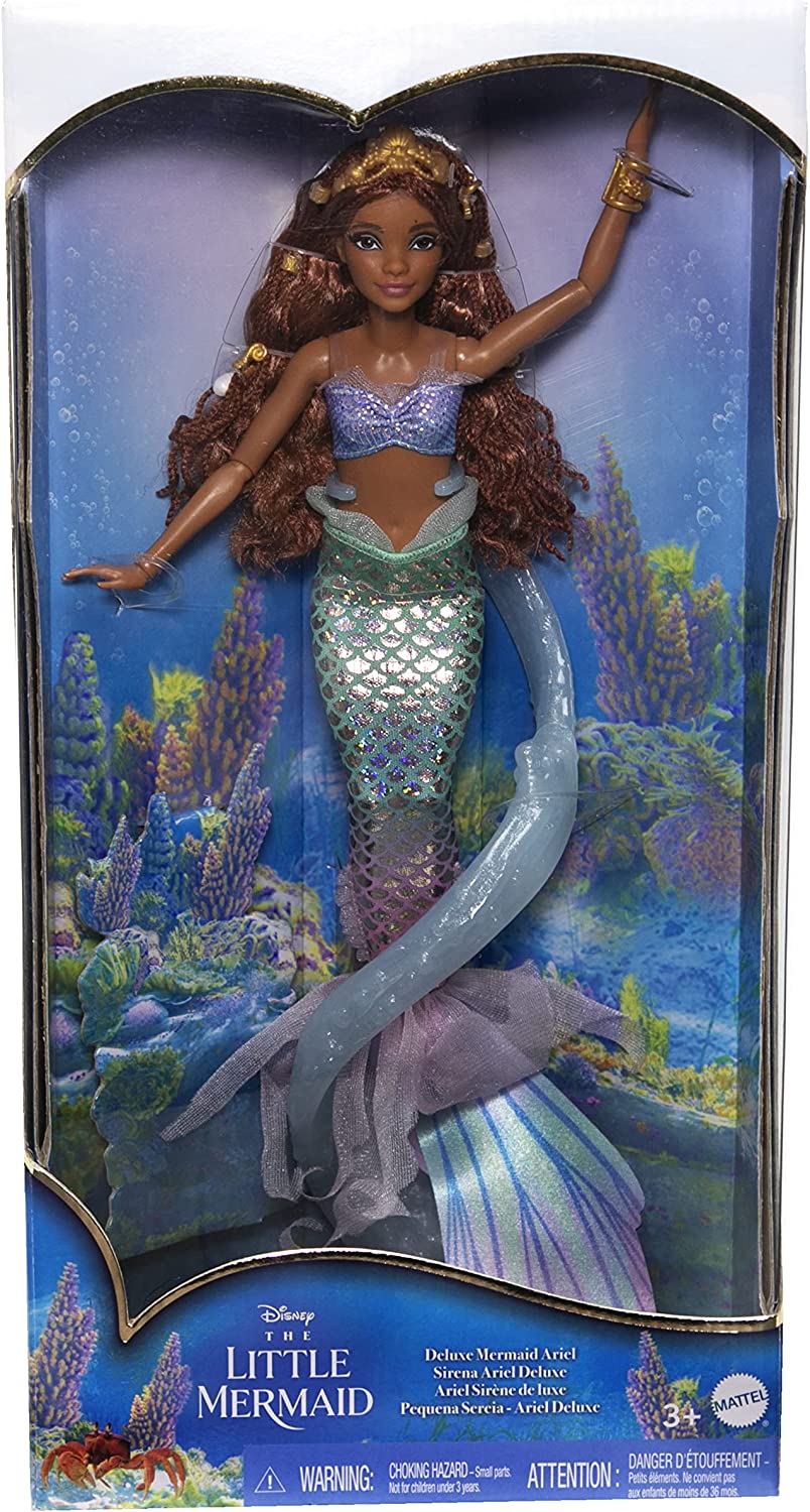 Disney The Little Mermaid Deluxe Mermaid Ariel Halle Bailey doll