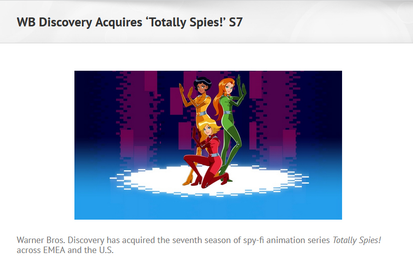 Totally Spies new 7 season coming in 2024