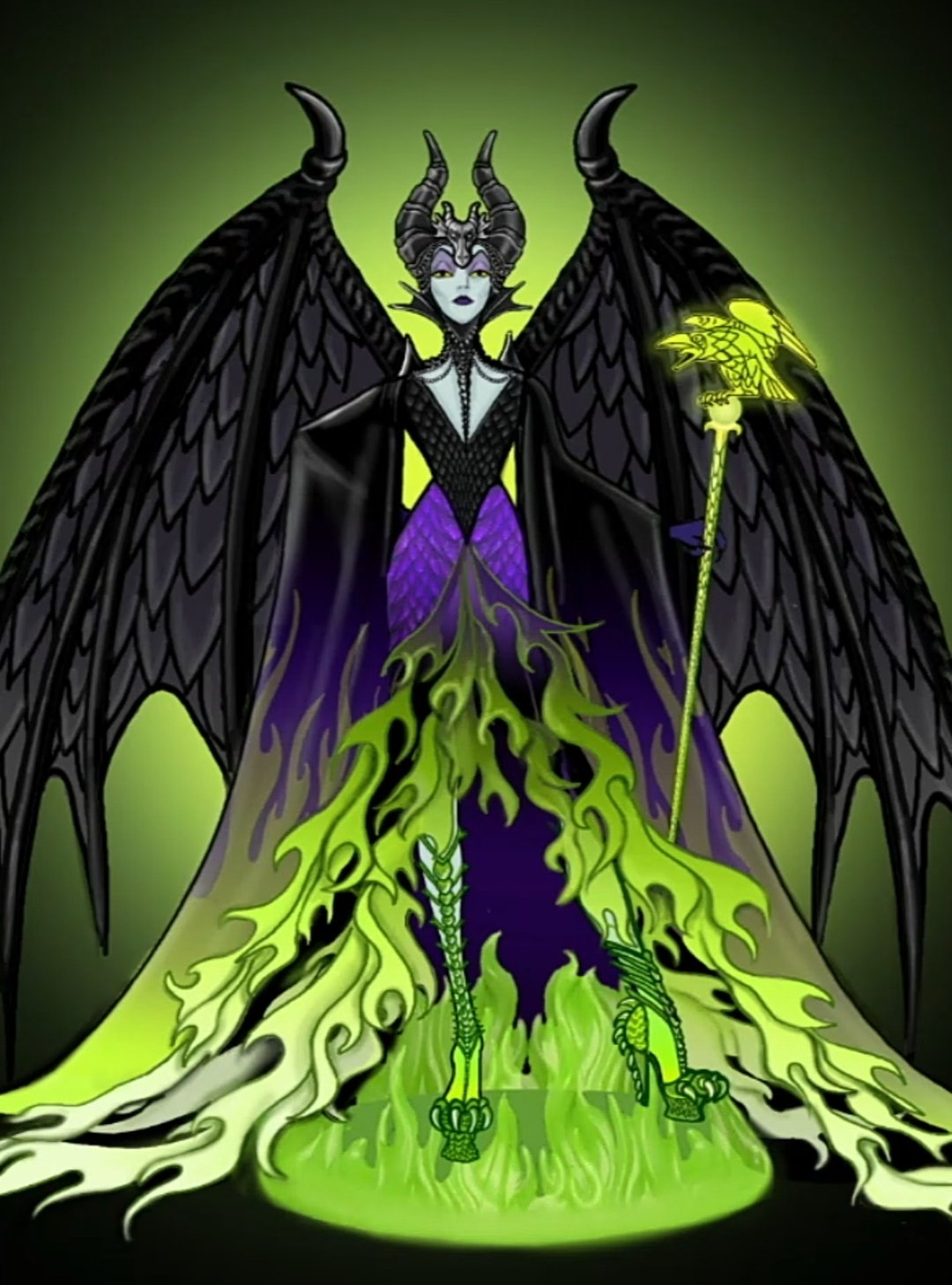 Mattel Creations Darkness Descends Series Maleficent doll - YouLoveIt.com