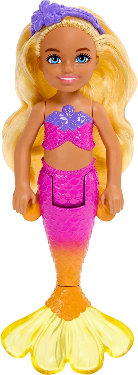 Barbie Mermaid Chelsea Doll Wavy Blond Hair
