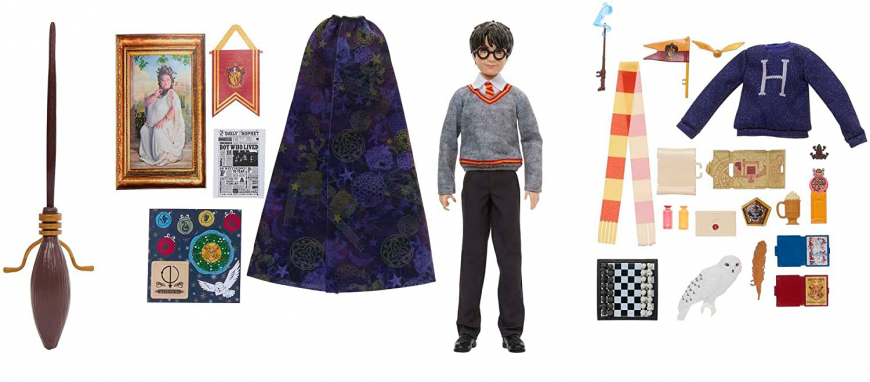 Harry Potter Gryffindor Advent Calendar with 12-Inch Harry Potter doll from Mattel