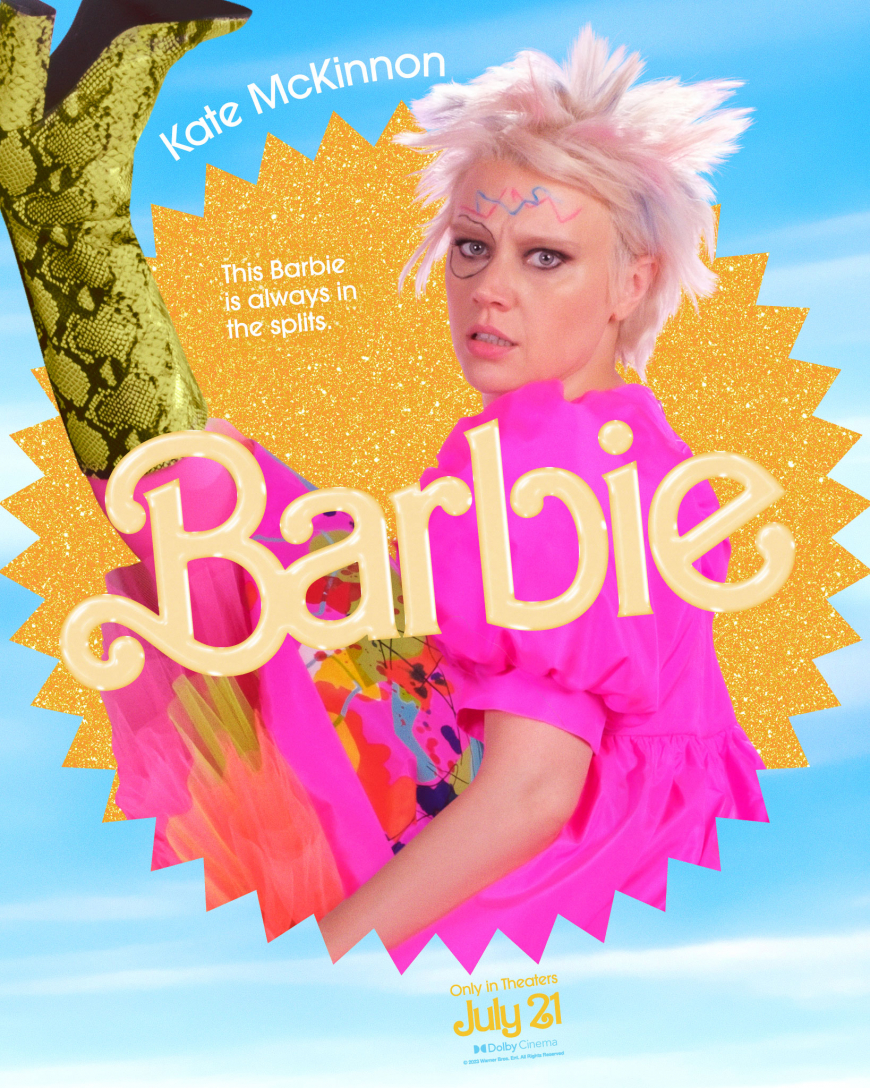 Barbie movie character poster