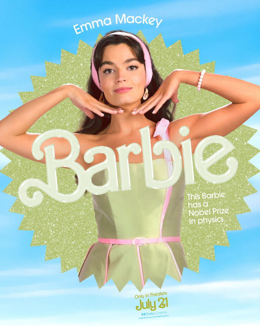 Barbie movie character poster