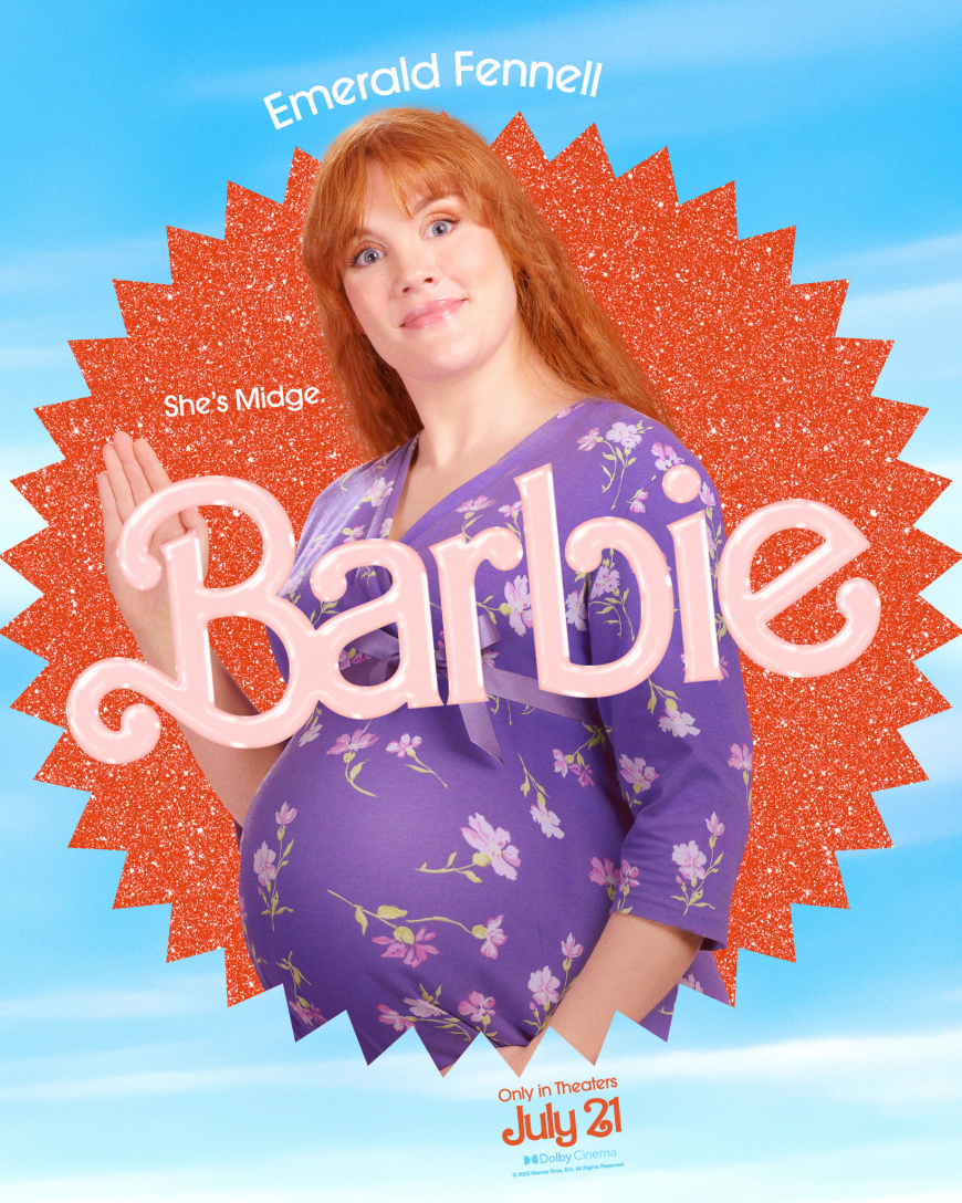 Barbie movie character poster