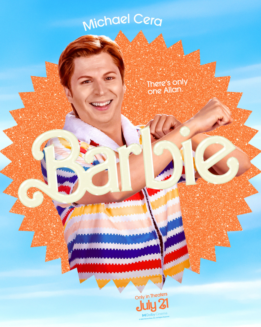 Barbie movie character poster