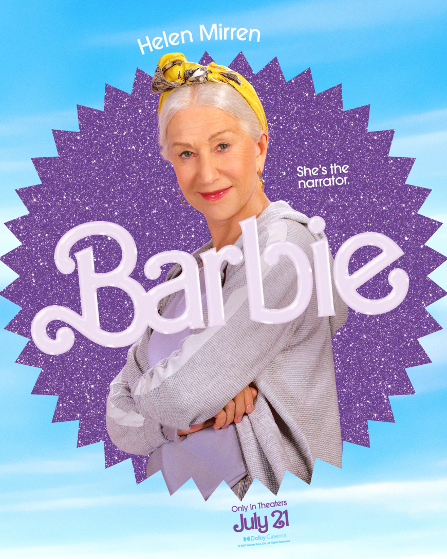 Barbie movie character poster