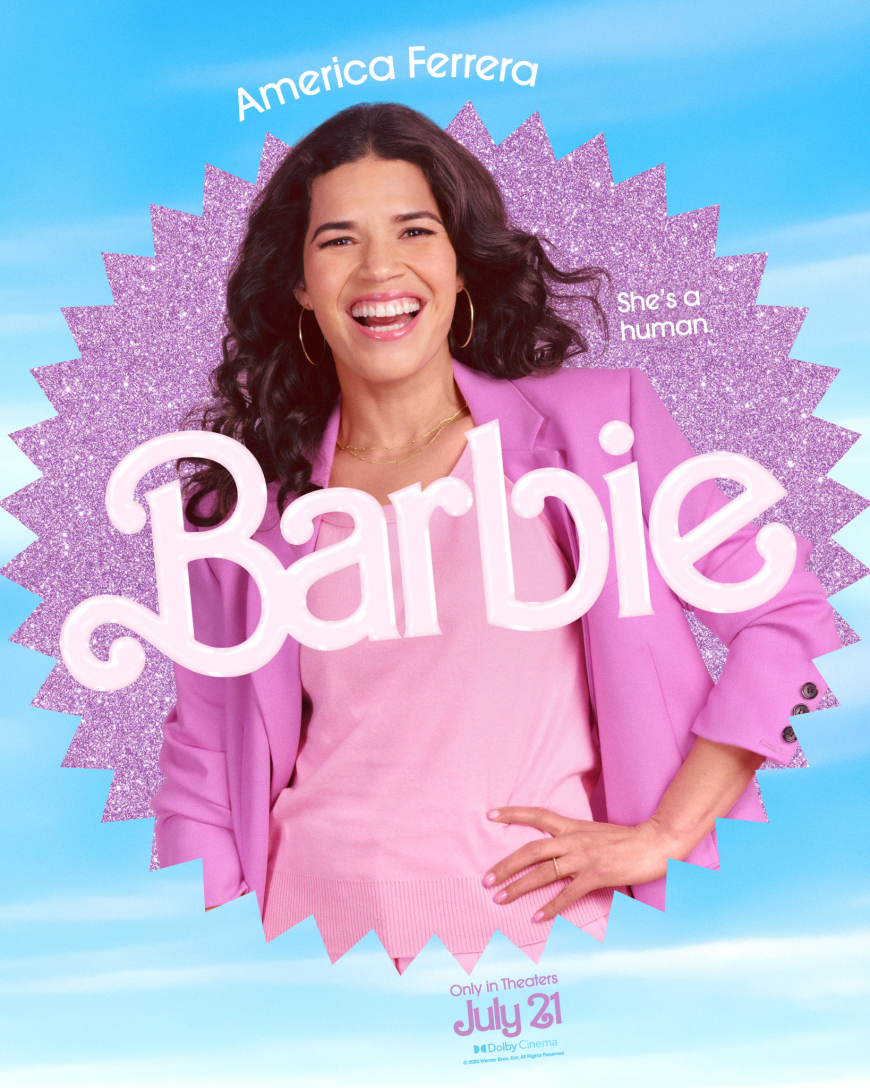 Barbie movie character poster