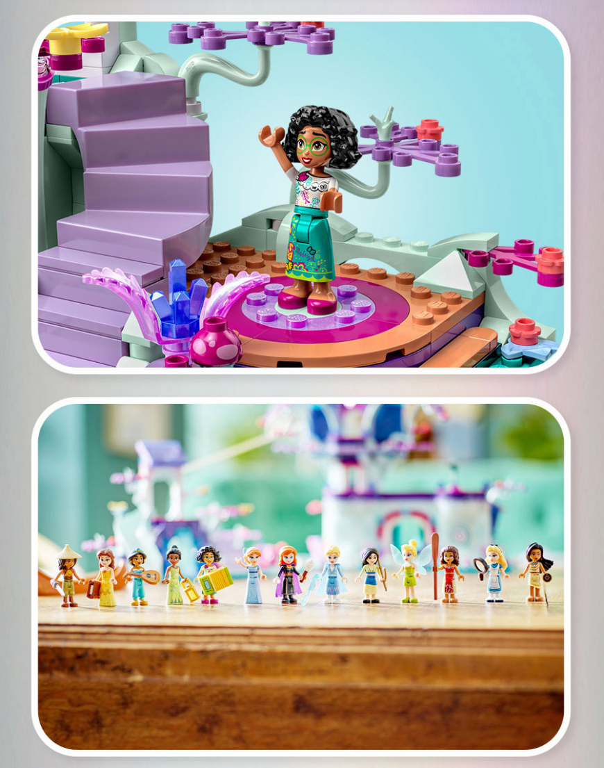 LEGO Disney Princess 100th anniversary set with 13 figures - 43215 Magical Treehouse