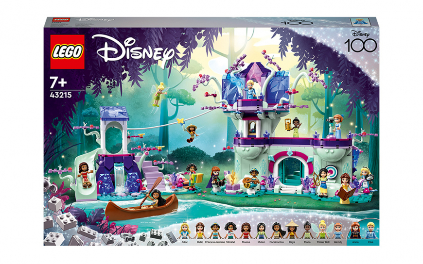 LEGO Disney Princess 100th anniversary set with 13 figures - 43215 Magical Treehouse