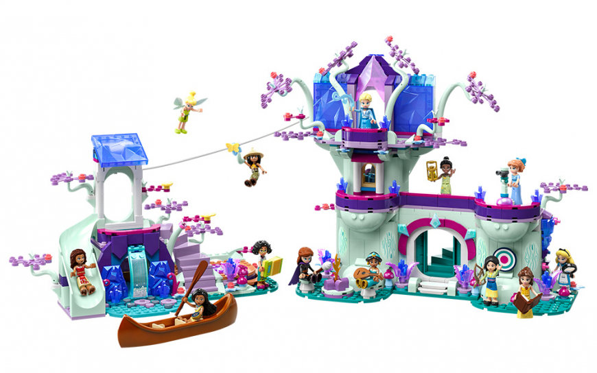 LEGO Disney Princess 100th anniversary set with 13 figures - 43215 Magical Treehouse