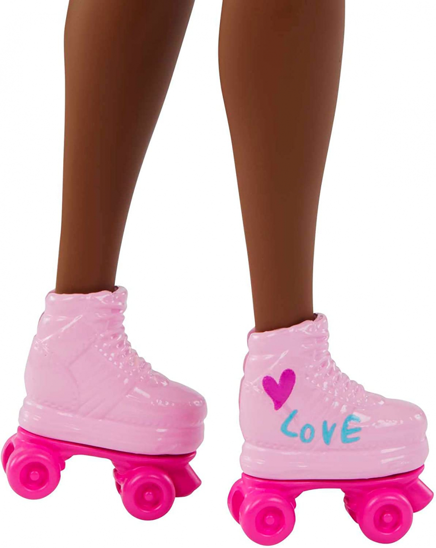 Barbie afro Rollerblades doll