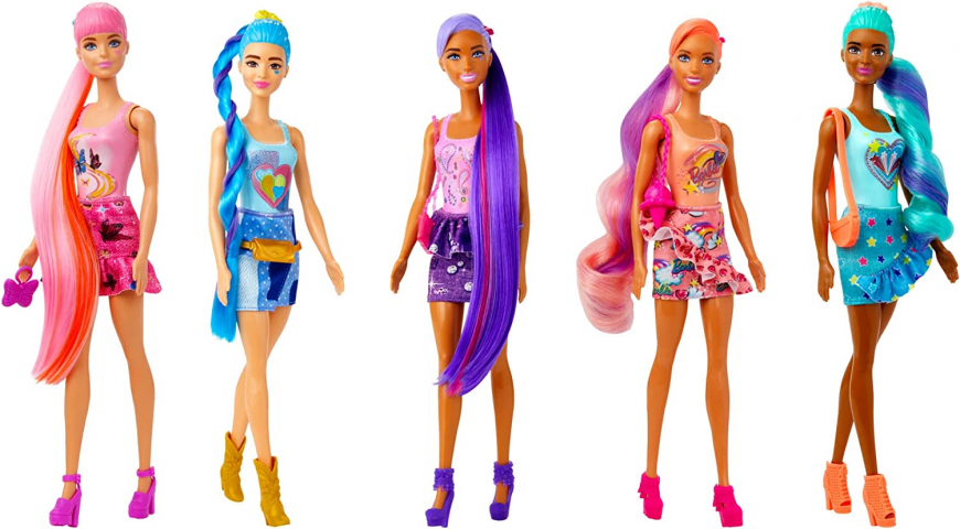 Barbie Color Reveal Totally Denim Series 2023 dolls