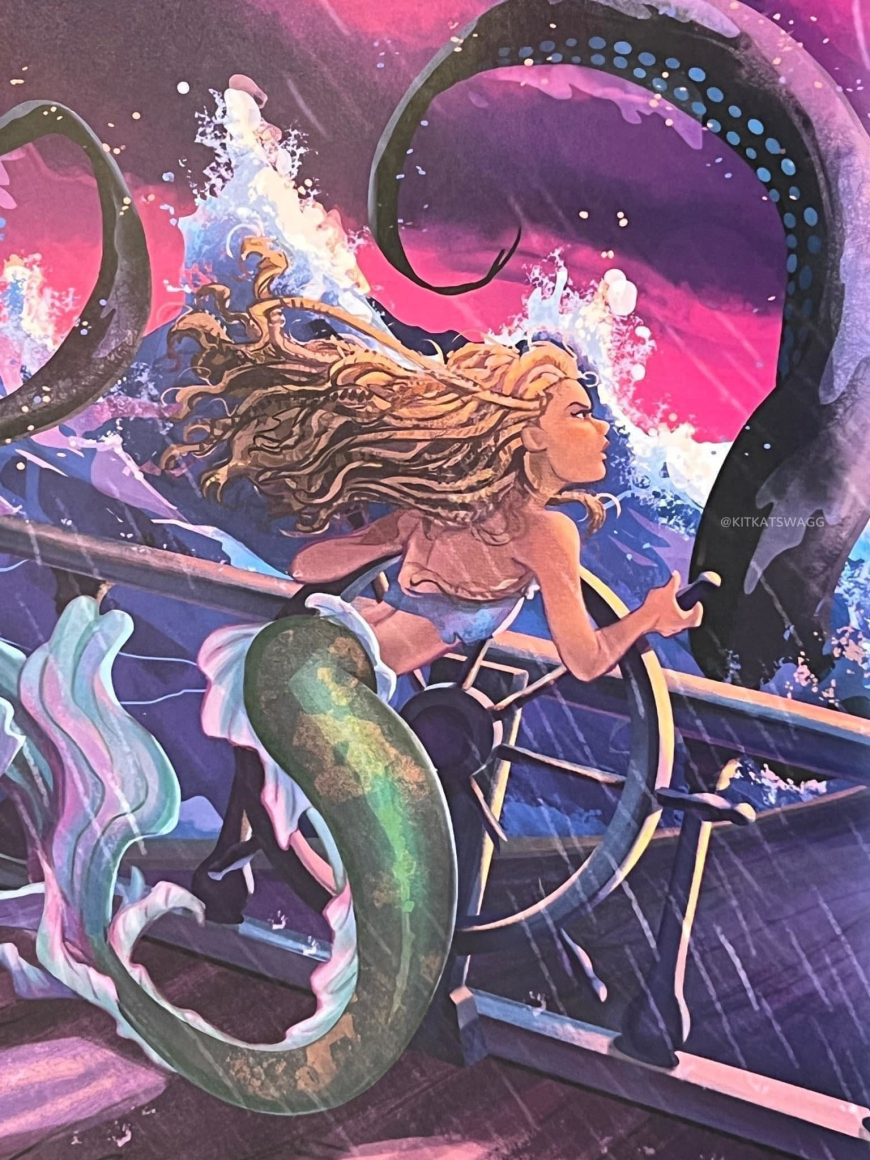 The Little Mermaid movie 2023 pictures from books with Ariel, Eric and other characters