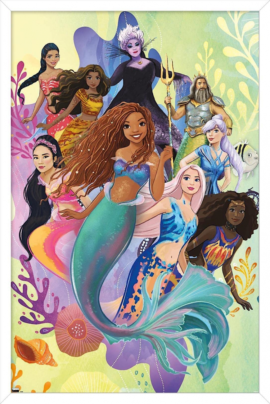 Disney The Little Mermaid Live Action movie 2023 official art