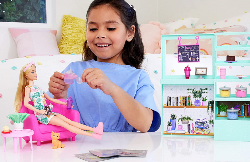 Barbie wellness cafe play set 2023