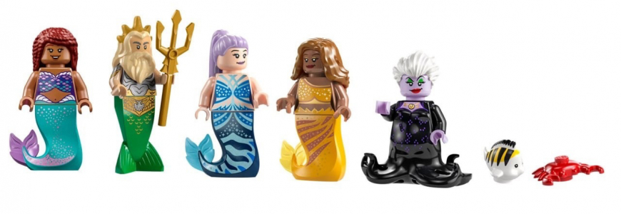 The Little Mermaid movie 2023 LEGO Disney giant set