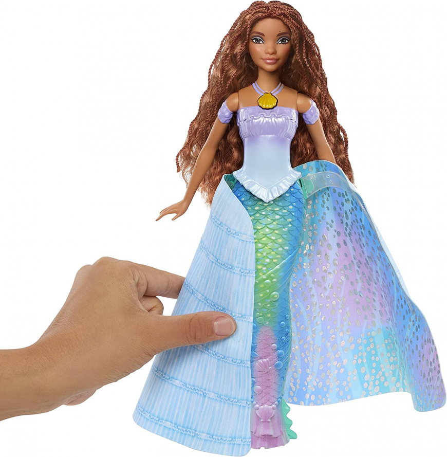The Little Mermaid Transforming Ariel Fashion Doll, Switch from Human to Mermaid
