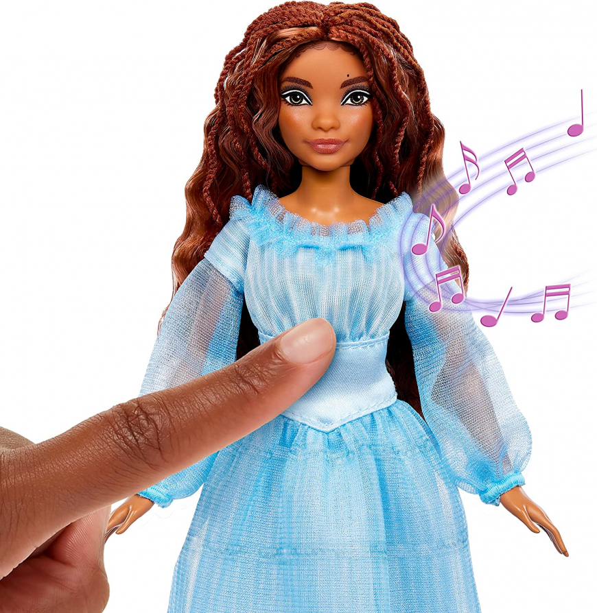 Disney The Little Mermaid movie 2023 Sing and Discover Ariel on land doll