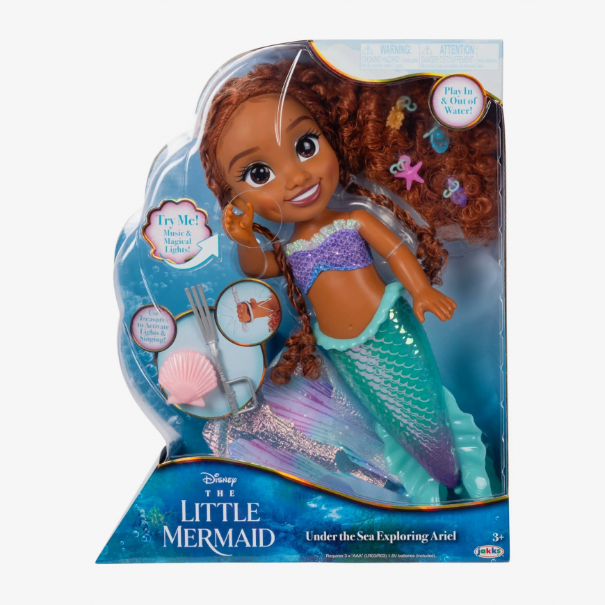 Disney The Little Mermaid live action  Under the Sea exploring Ariel doll Jakks