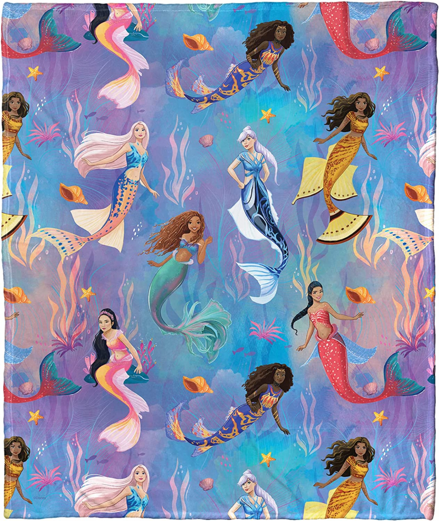 Northwest Disney's Little Mermaid Silk Touch Throw Blanket