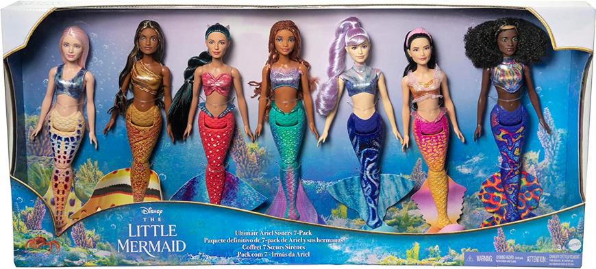 Disney The Little Mermaid Ultimate Ariel Sisters 7-Pack dolls Set