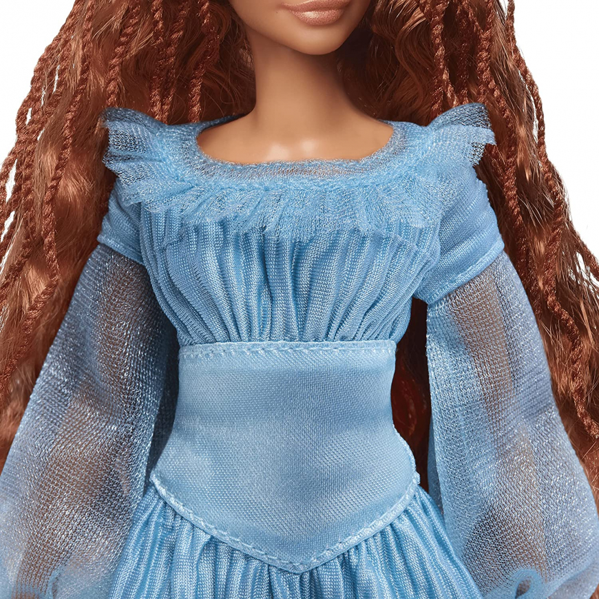 Disney The Little Mermaid movie Ariel doll on land in blue dress
