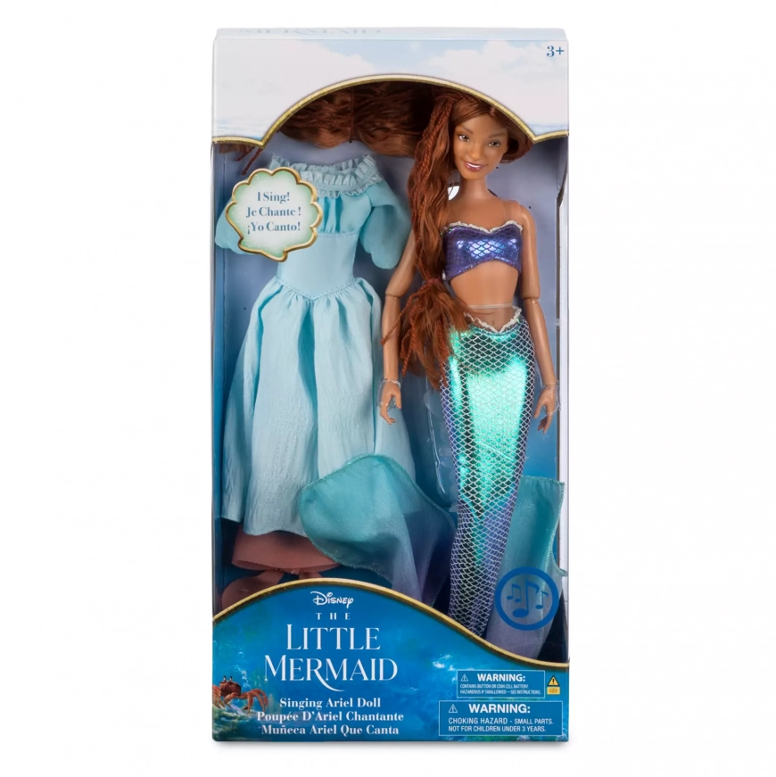 Ariel Singing Doll live action disney store doll