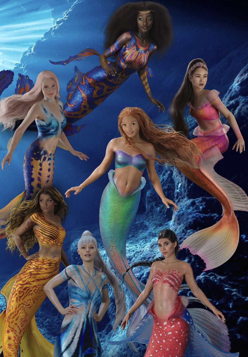 Little Mermaid Live Action Ariel’s sisters picture