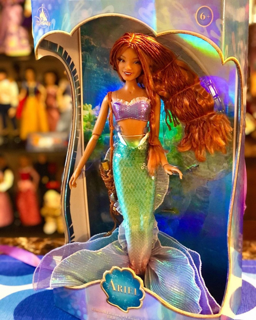 Disney The Little Mermaid live action Ariel Limited Edition doll 2023 in real life photo