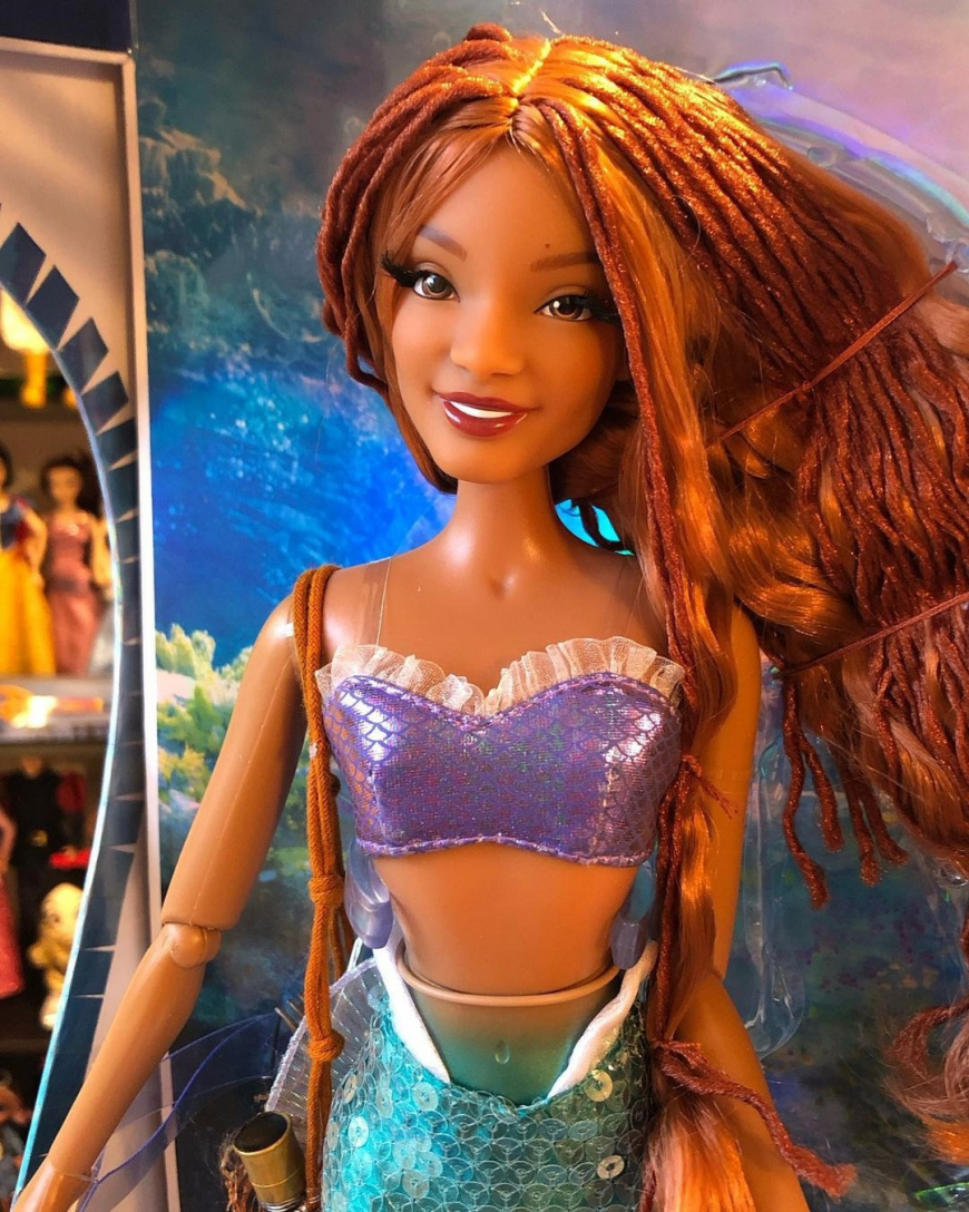 Disney The Little Mermaid live action Ariel Limited Edition doll 2023 in real life photo