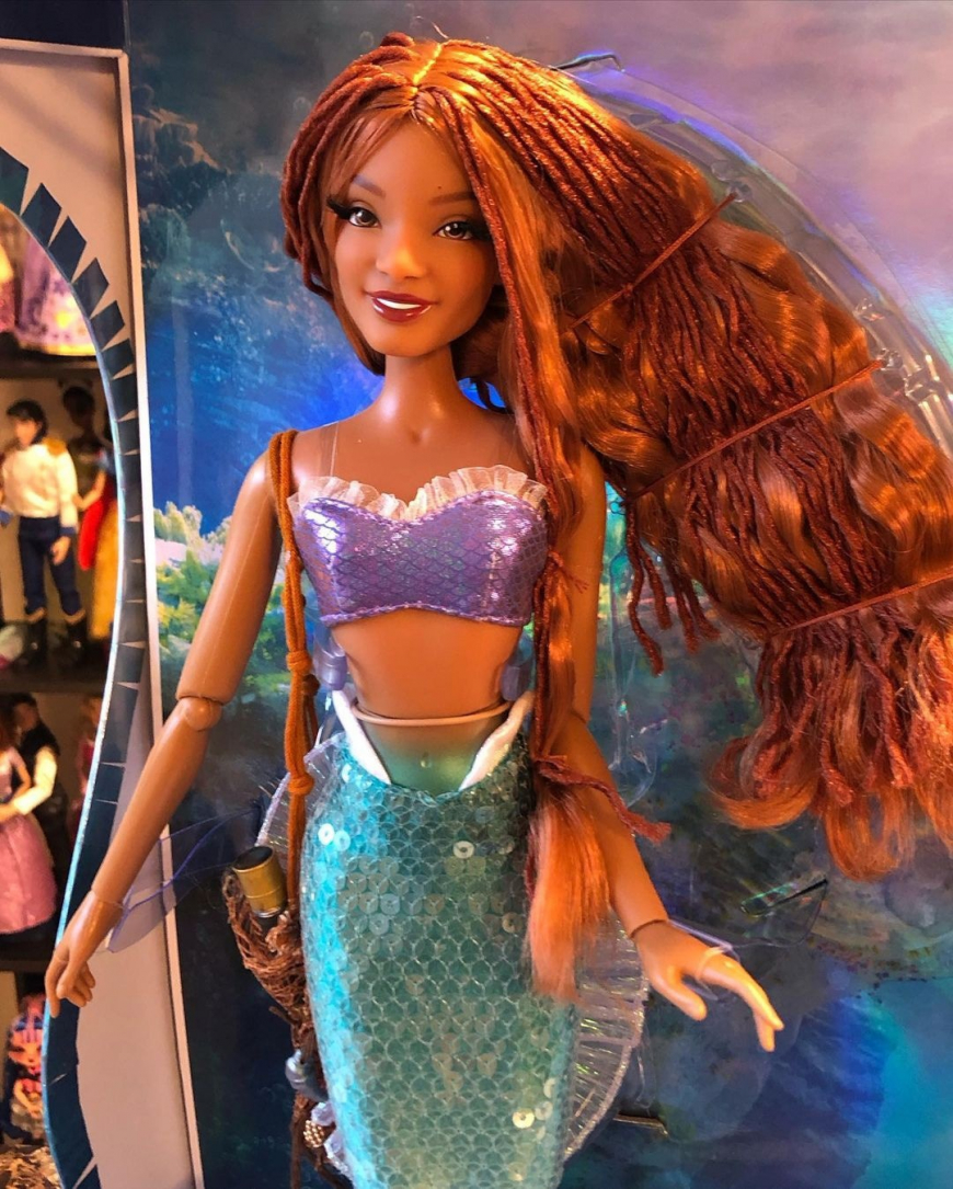 Disney The Little Mermaid live action Ariel Limited Edition doll 2023 in real life photo